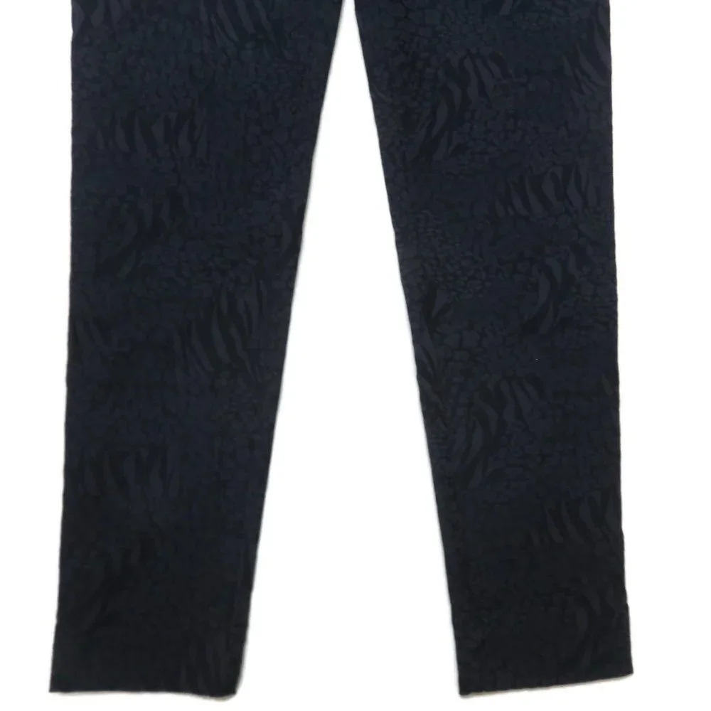 Nicole Miller Artelier Pants‎ Womens 8 Blue Cotton Blend NWT New $245 Dress Work